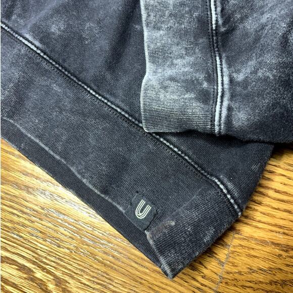 Arkansas Razorbacks NEW Cropped Hoodie Sweatshirt Black Stone‎ Wash Size Large - Picture 8 of 8